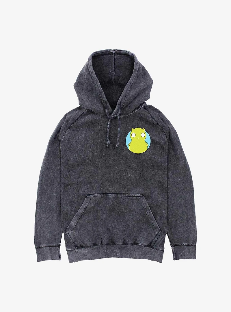 Bob's Burgers Kuchi Kopi Icon Mineral Wash Hoodie