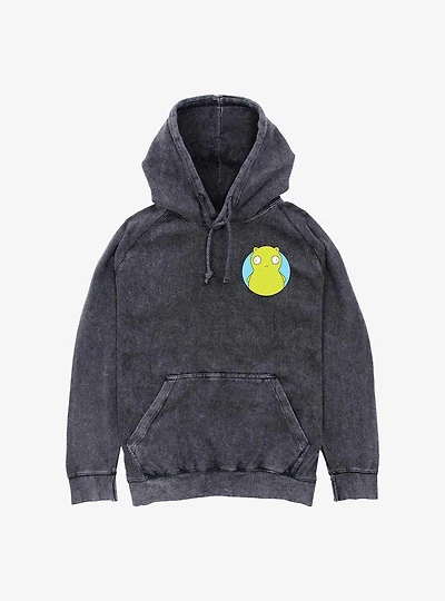 Bob's Burgers Kuchi Kopi Icon Mineral Wash Hoodie