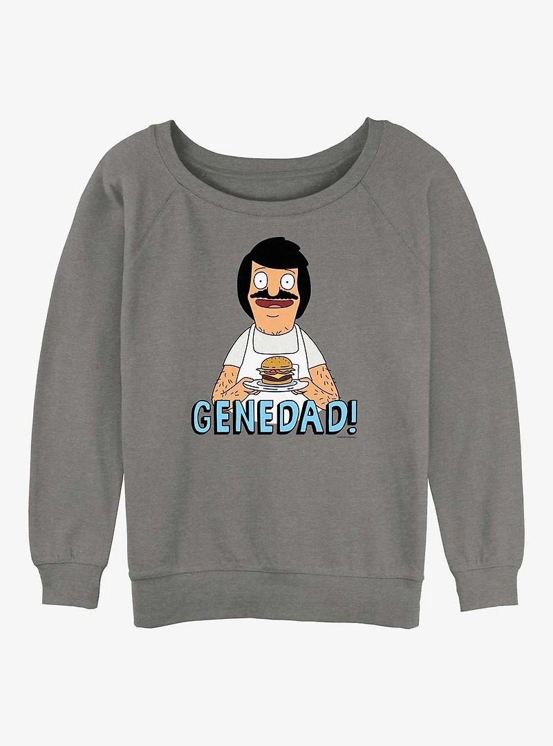 Bob's Burgers Gene Dad Womens Slouchy Sweatshirt