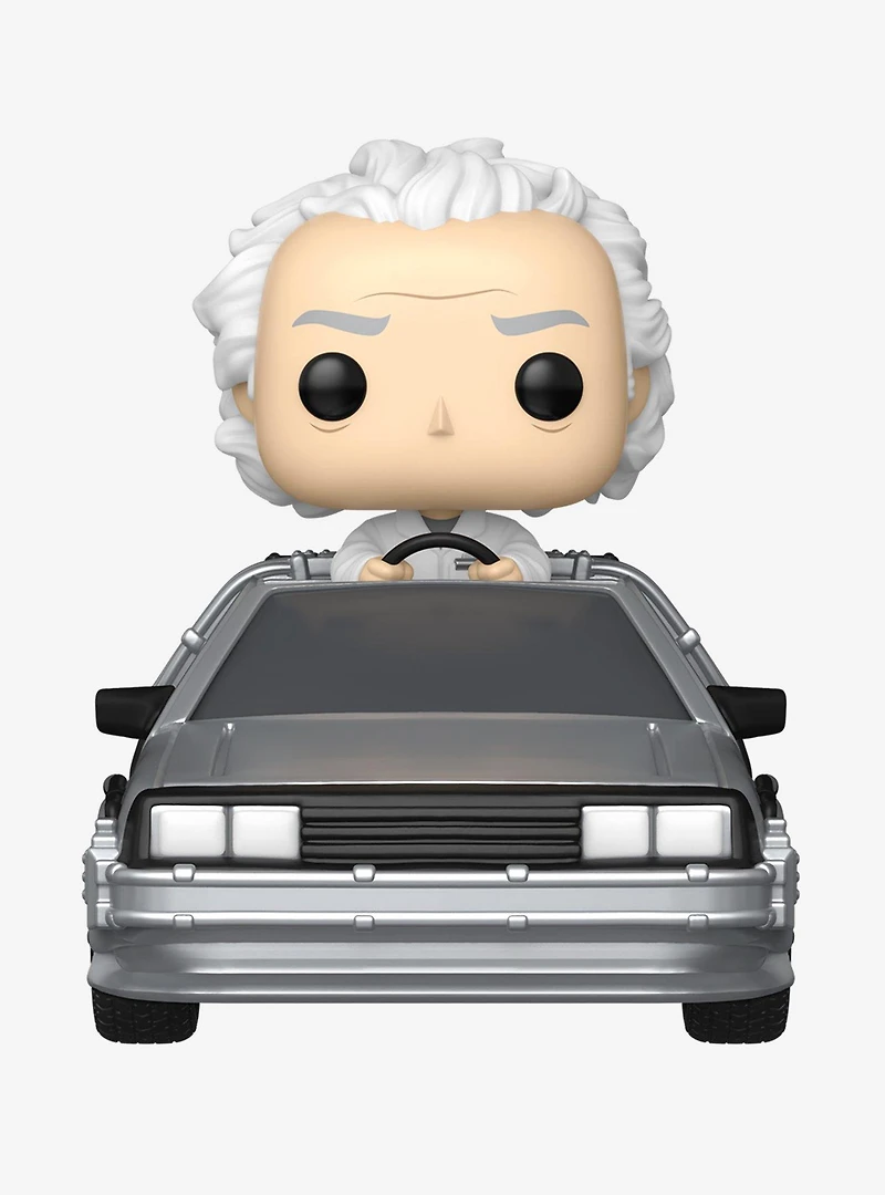 Funko Pop! Rides Back to the Future Doc With Time Machine Vinyl Figure
