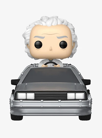 Funko Pop! Rides Back to the Future Doc With Time Machine Vinyl Figure