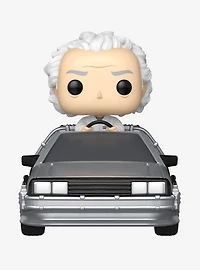 Funko Pop! Rides Back to the Future Doc With Time Machine Vinyl Figure