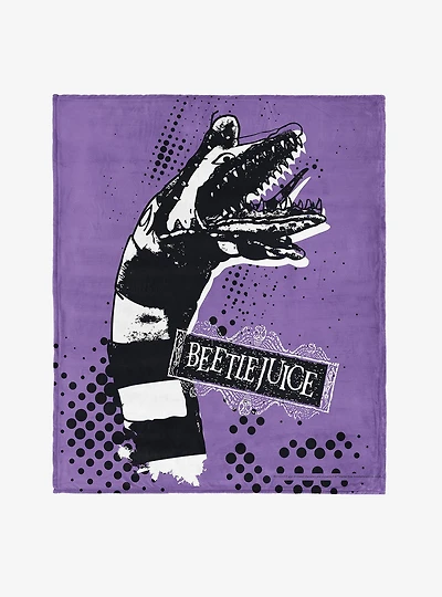 Beetlejuice I Hate Sandworms Silk Touch Throw Blanket