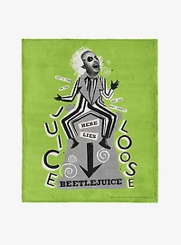 Beetlejuice Juice Is Loose Silk Touch Throw Blanket