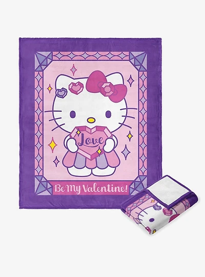 Sanrio Hello Kitty Valentines Love Silk Touch Throw Blanket