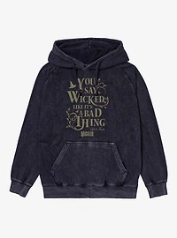 Wicked Like It's A Bad Thing Mineral Wash Hoodie