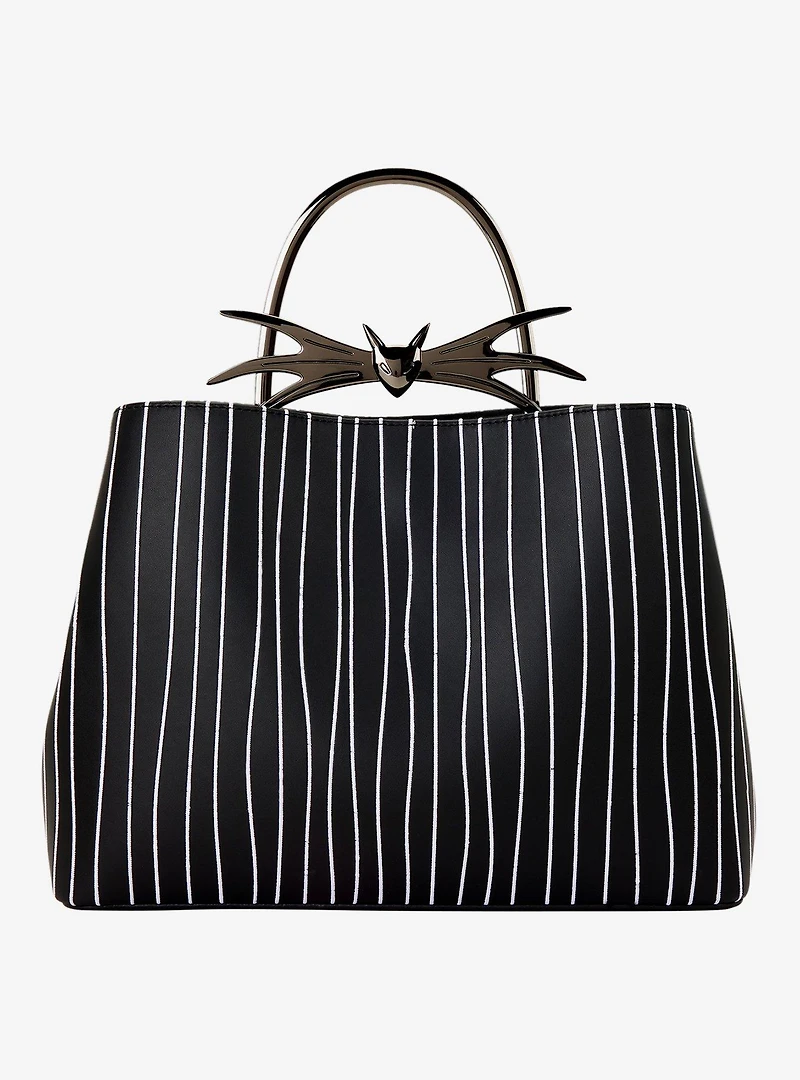 Loungefly Disney The Nightmare Before Christmas Jack Skellington Striped Glow-in-the-Dark Handbag