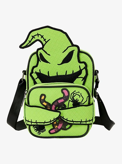 Loungefly Disney The Nightmare Before Christmas Oogie Boogie Figural Glow-in-the-Dark Crossbody Bag