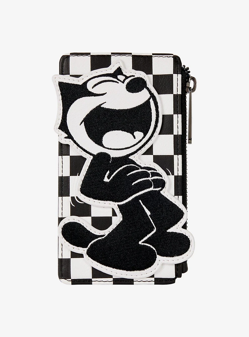 Loungefly Felix the Cat Checkered Card Holder