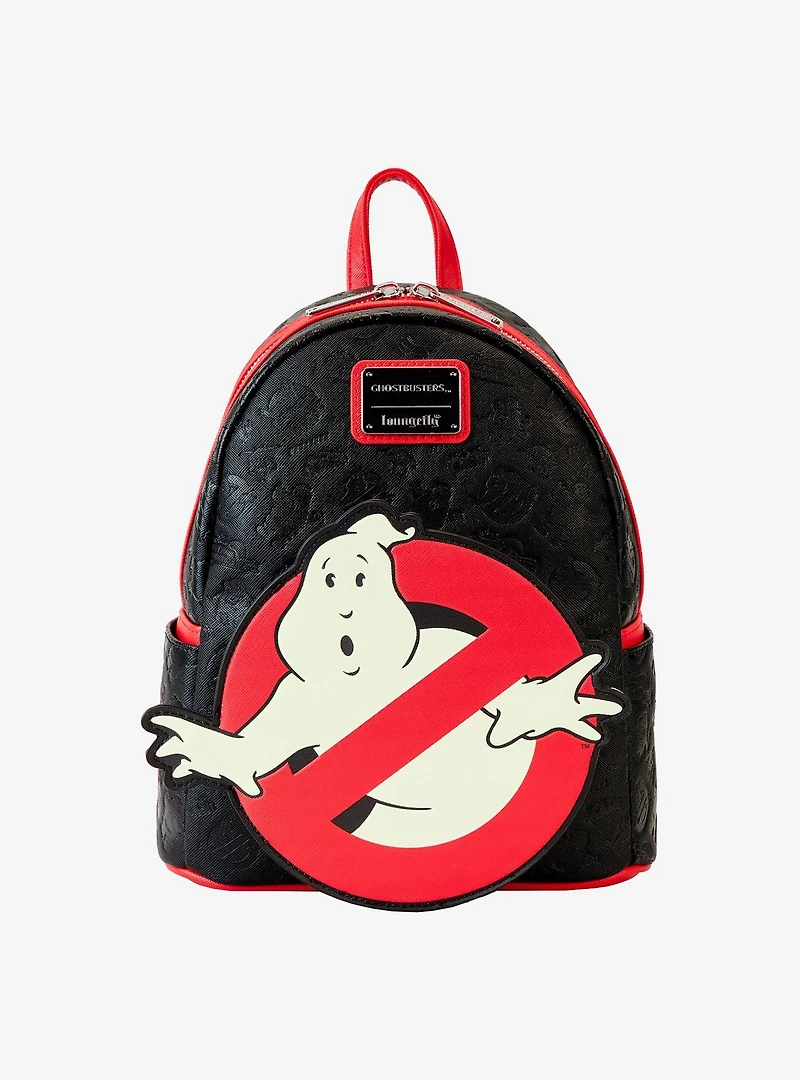 Loungefly Ghostbusters Logo Glow-in-the-Dark Mini Backpack