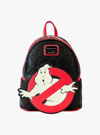 Loungefly Ghostbusters Logo Glow-in-the-Dark Mini Backpack