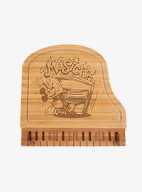 Disney Mickey Mouse Piano Cheese Cutting Board & Tools Set