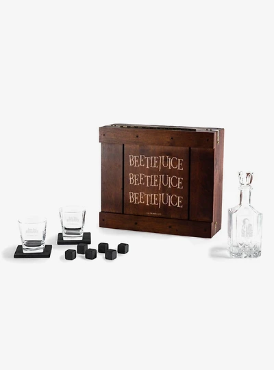 Beetlejuice Whiskey Box Gift Set with Decanter