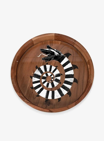 Beetlejuice Sandworm Serving Tray with Glass Insert