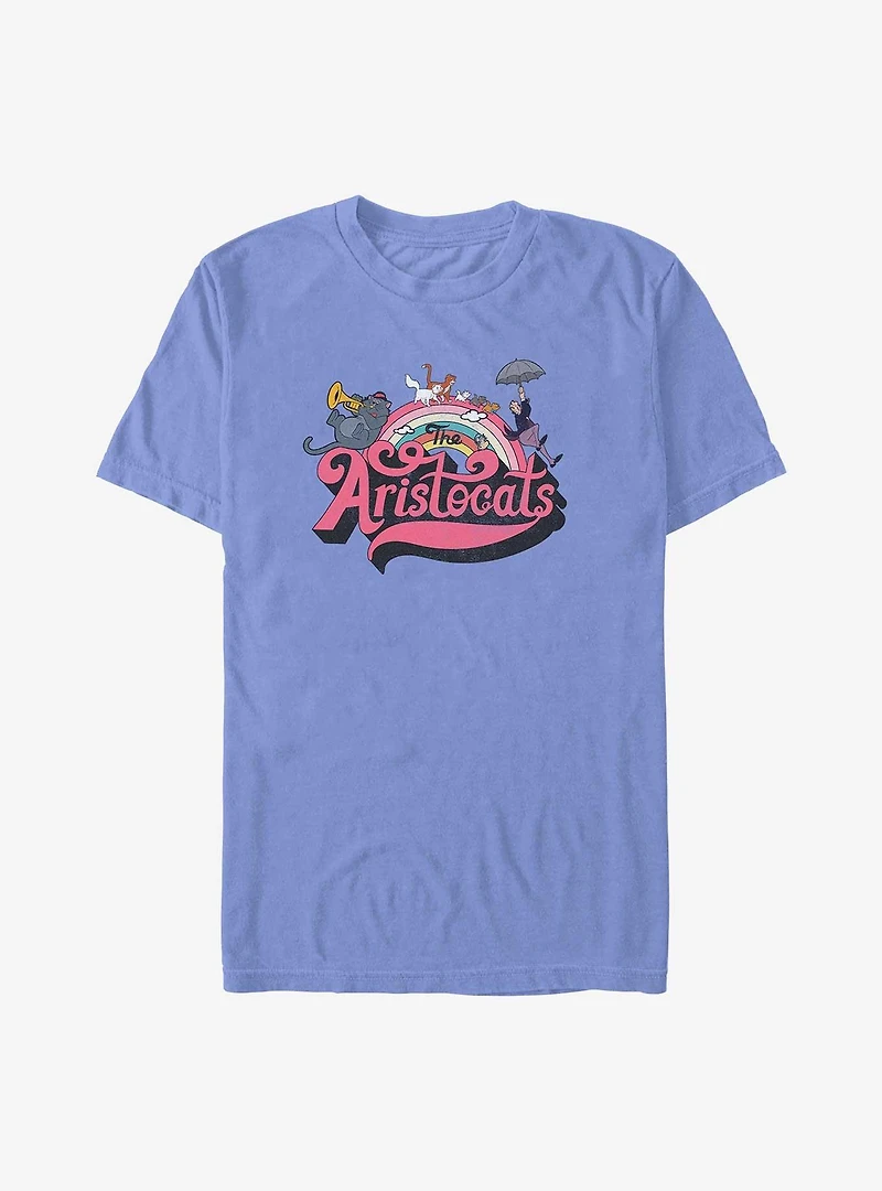 Disney The AristoCats Rainbow Cats Garment Dye T-Shirt