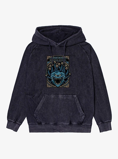 Dungeons & Dragons Beholder Monster Manual Mineral Wash Hoodie