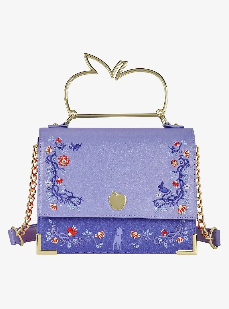 Loungefly Disney Snow White and the Seven Dwarfs Snow White Shimmer Embroidered Crossbody Bag