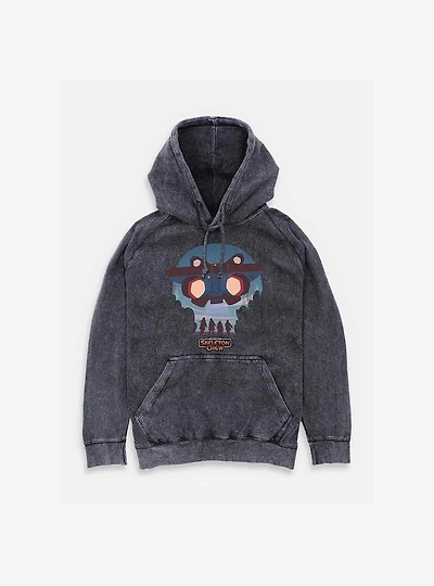 Skeleton Crew Kids And Ship Mineral Wash Hoodie
