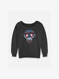 Skeleton Crew Kids And Ship Womens Slouchy Sweatshirt