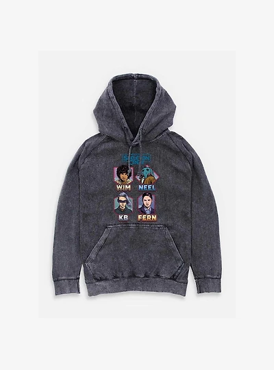 Skeleton Crew Names and Mineral Wash Hoodie