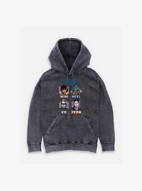 Skeleton Crew Names and Mineral Wash Hoodie