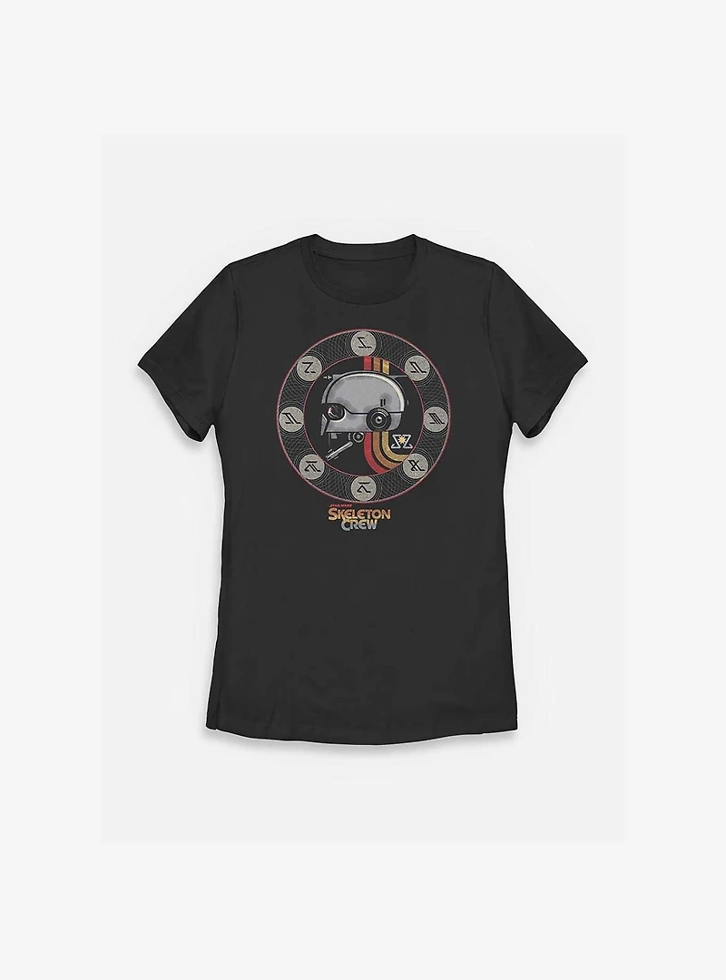 Skeleton Crew Heads Abroad Womens T-Shirt