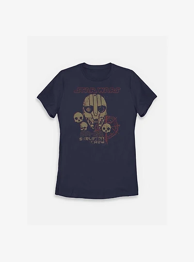 Skeleton Crew Head Droid Womens T-Shirt