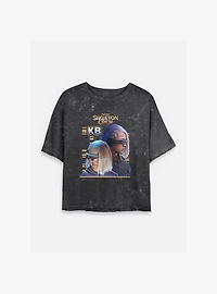 Skeleton Crew KB Heroic Mineral Wash Womens Crop T-Shirt