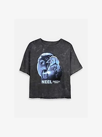 Skeleton Crew Neel Heroic Mineral Wash Womens Crop T-Shirt