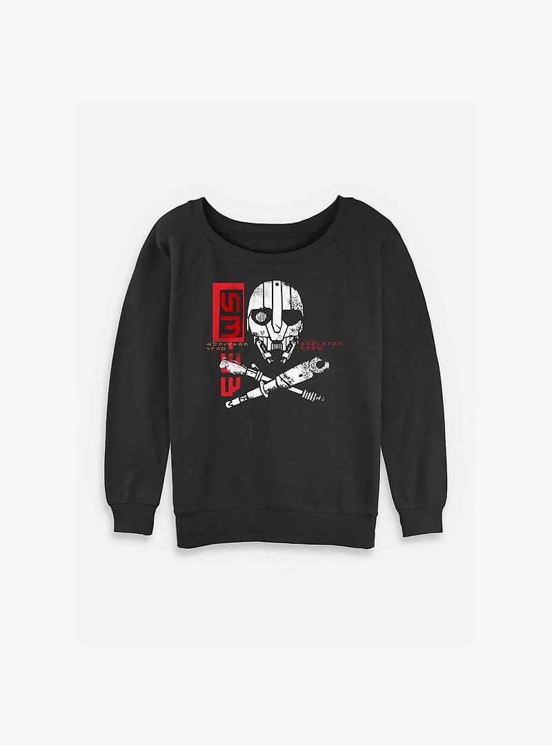 Skeleton Crew SM 33 Womens Slouchy Sweatshirt