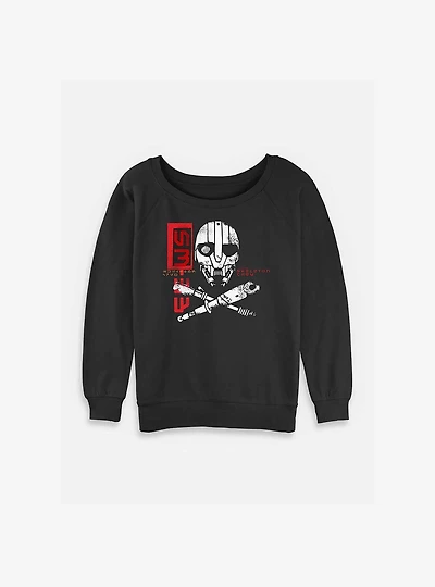 Skeleton Crew SM 33 Womens Slouchy Sweatshirt