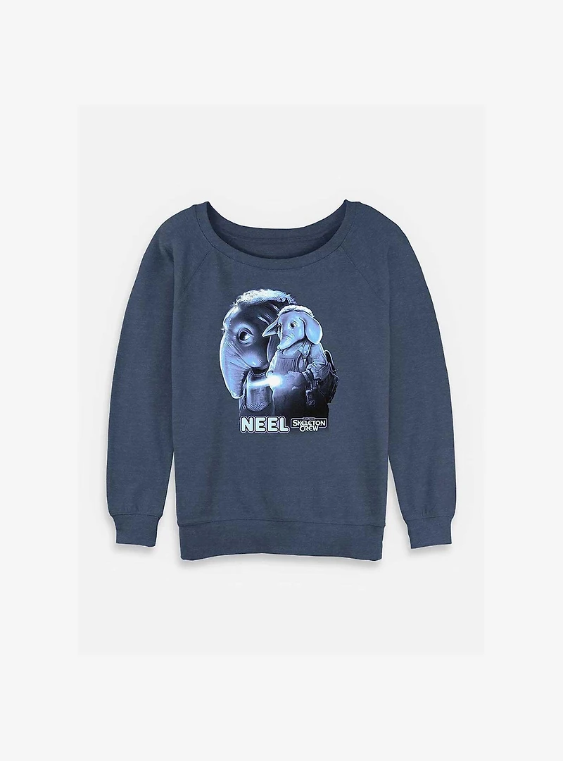 Skeleton Crew Neel Heroic Womens Slouchy Sweatshirt