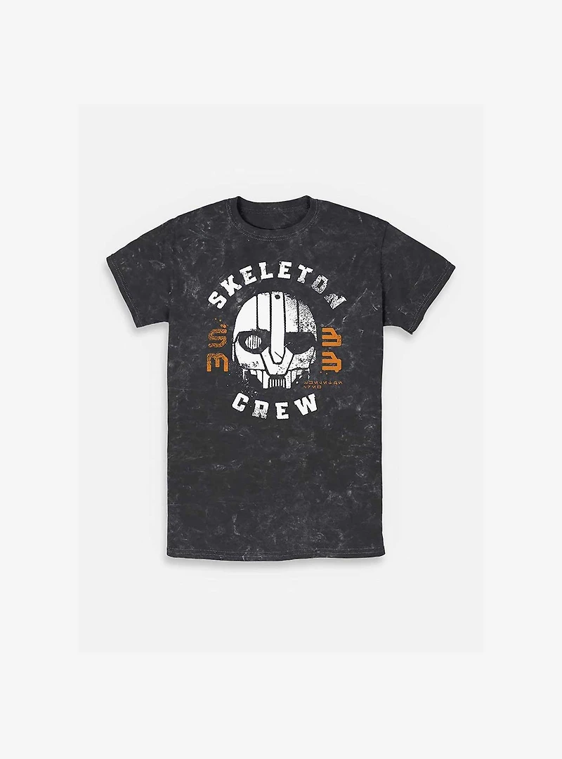 Skeleton Crew Mask Mineral Wash T-Shirt
