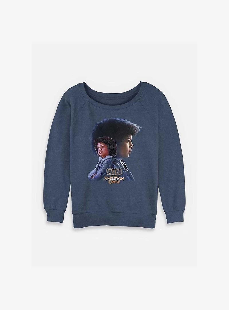 Skeleton Crew Just Wim Womens Slouchy Sweatshirt