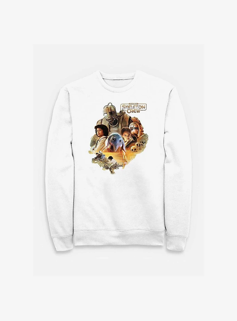 Skeleton Crew Cool Blue Sweatshirt