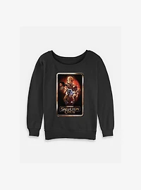 Skeleton Crew Poster Group Womens Slouchy Sweatshirt
