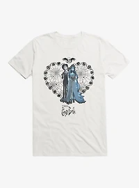 Corpse Bride Spiderweb Heart Portrait T-Shirt