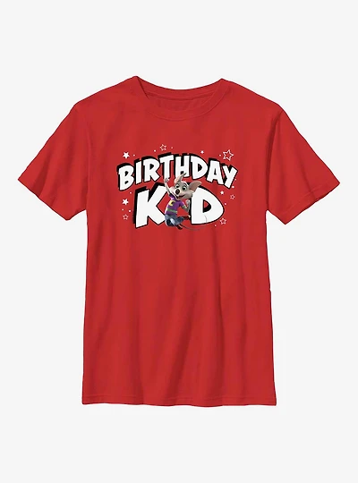 Chuck E Cheese Birthday Kid Youth T-Shirt