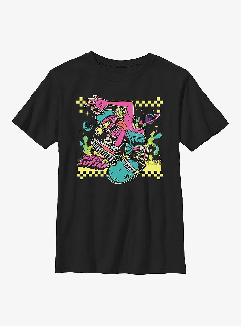 Greg Lutzka Pink Man Youth T-Shirt