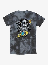 Greg Lutzka Robot Space Tie-Dye T-Shirt