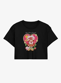 Strawberry Shortcake Life Is Berry Sweet! Womens Crop T-Shirt