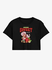 Strawberry Shortcake My Best Friend Is Sweet Womens Crop T-Shirt