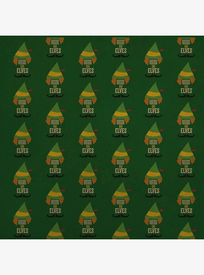 Elf Movie Raised by Elves Kraft Wrapping Paper
