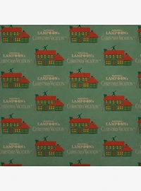 National Lampoon's Christmas Vacation Griswold House Logo Kraft Wrapping Paper