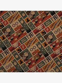 Harry Potter Cute Chibi Pattern Kraft Wrapping Paper