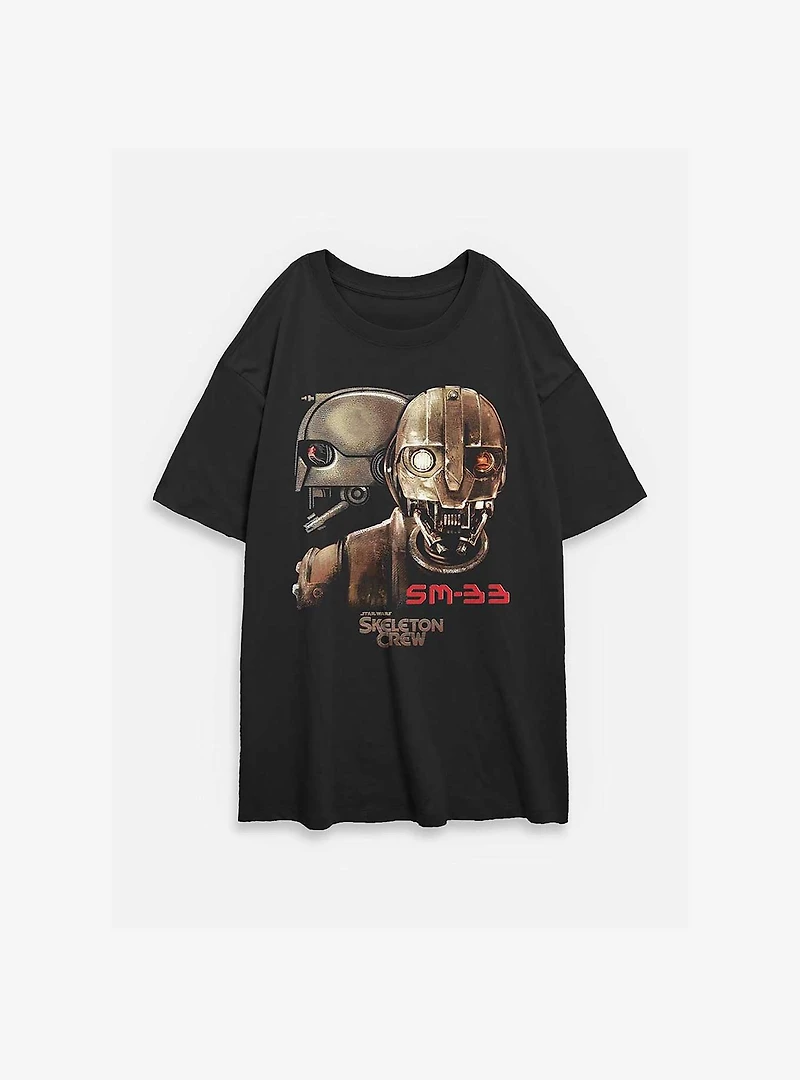 Skeleton Crew Samie Thirtythree Womens Oversized T-Shirt