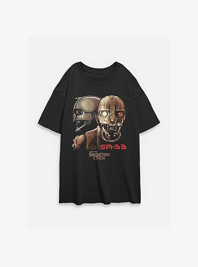 Skeleton Crew Samie Thirtythree Womens Oversized T-Shirt