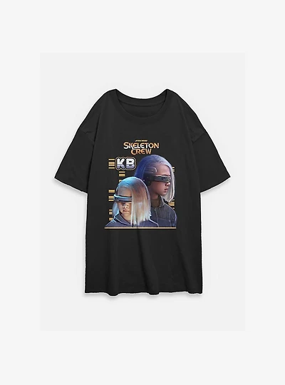Skeleton Crew KB Heroic Womens Oversized T-Shirt