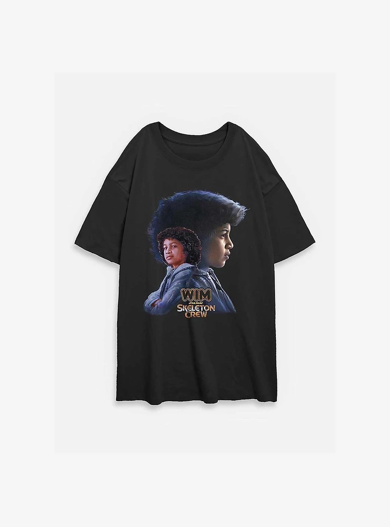 Skeleton Crew Just Wim Womens Oversized T-Shirt