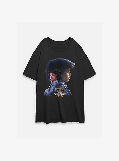 Skeleton Crew Just Wim Womens Oversized T-Shirt
